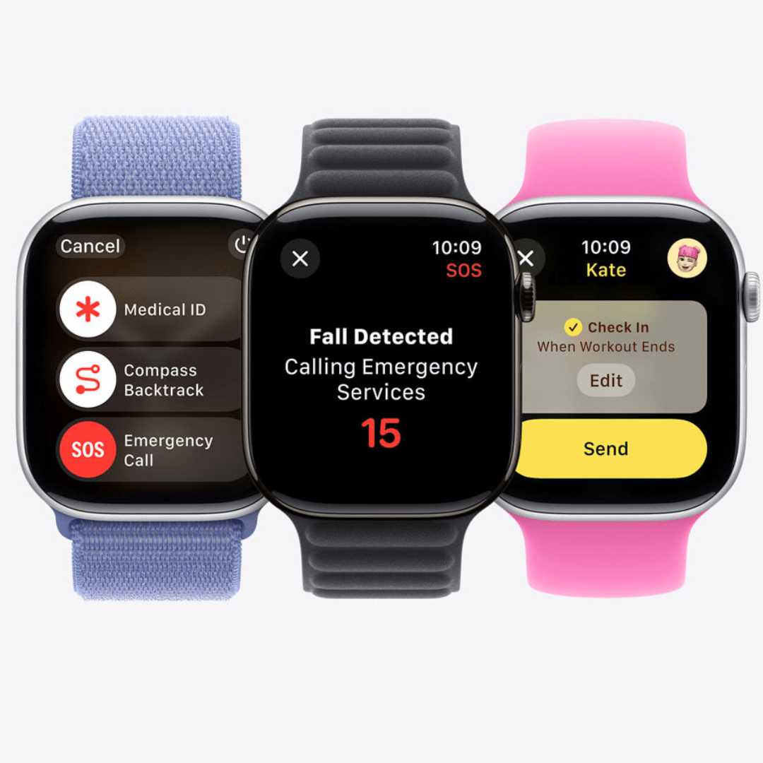 Apple Watch Series 10 Aluminum GPS + Cellular Refurbished - RueZone Smartwatch 42mm Jet Black Excellent