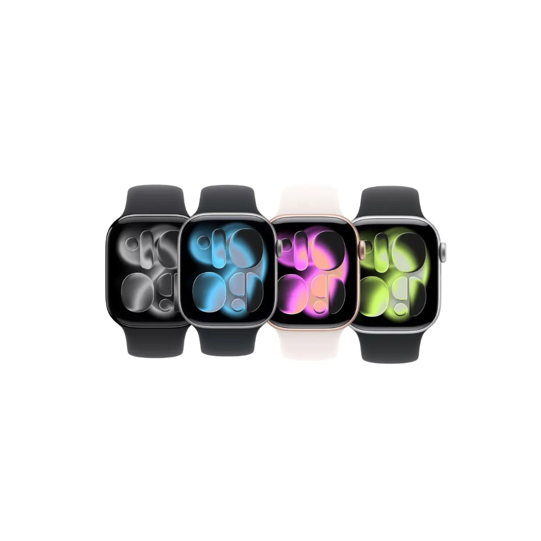 Apple Watch Series 11 GPS Only Refurbished - RueZone Smartwatch 42mm Jet Black Fair