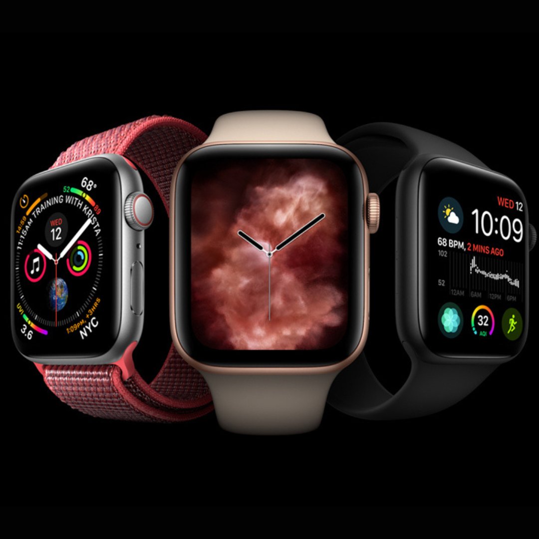 Apple Watch Series 4 Aluminium Refurbished GPS Only - RueZone Smartwatch 40mm Space Grey Fair