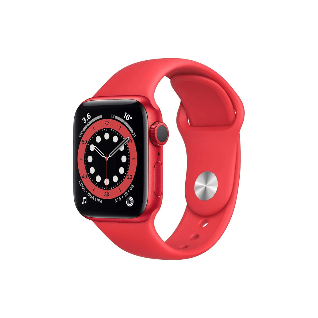 Apple Watch Series 6 Aluminium Refurbished GPS Only - RueZone Smartwatch 40mm Red Fair
