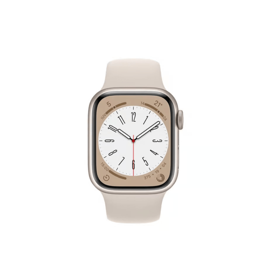 Apple Watch Series 8 Aluminium Refurbished GPS + Cellular - RueZone Smartwatch 41mm Starlight Fair