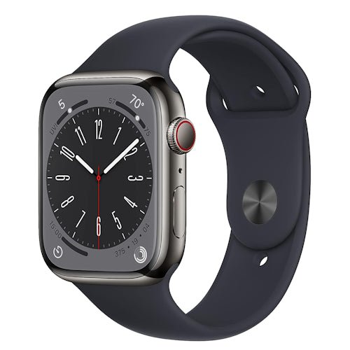 Apple Watch Series 8 Aluminium Refurbished GPS + Celular - RueZone Smartwatch 45mm Midnight Fair