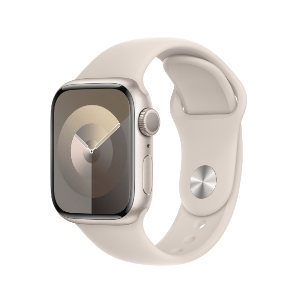 Apple Watch Series 9 Aluminum Refurbished GPS + Cellular - RueZone Smartwatch 41mm Starlight Fair