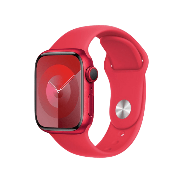 Apple Watch Series 9 Aluminum Refurbished GPS + Cellular - RueZone Smartwatch 41mm Red Fair