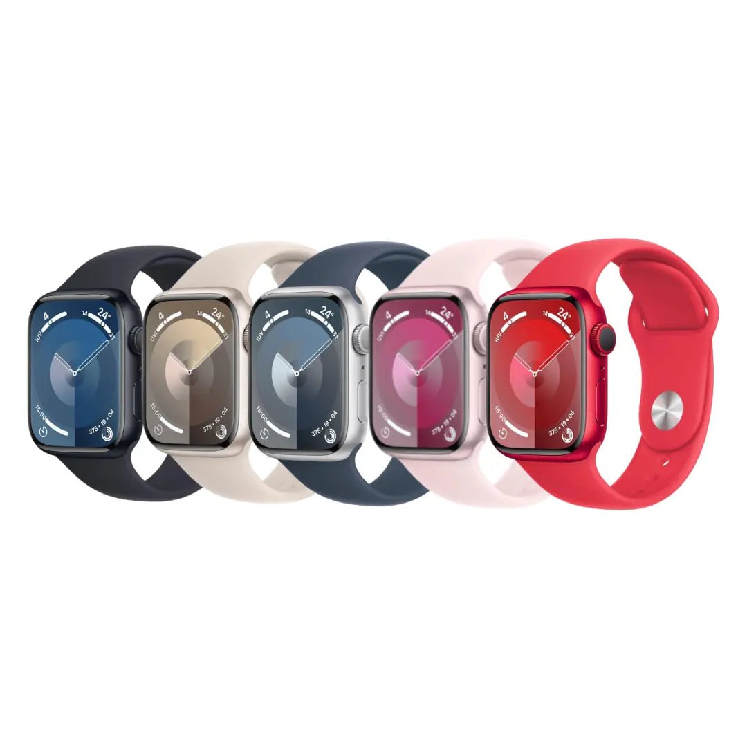 Apple Watch Series 9 Aluminum Refurbished GPS + Cellular - RueZone Smartwatch 41mm Silver Fair