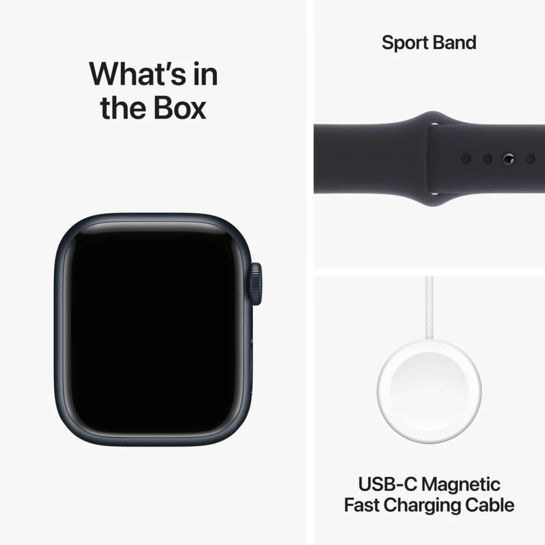 Apple Watch Series 9 Aluminum Refurbished GPS + Cellular - RueZone Smartwatch 41mm Midnight Fair