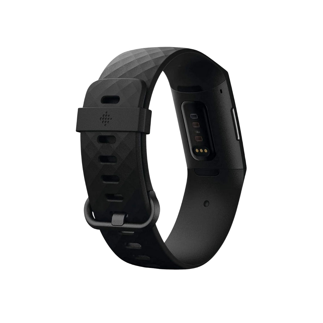 Fitbit Charge 4 Black GPS Fitness Tracker Refurbished Good - RueZone Smartwatch