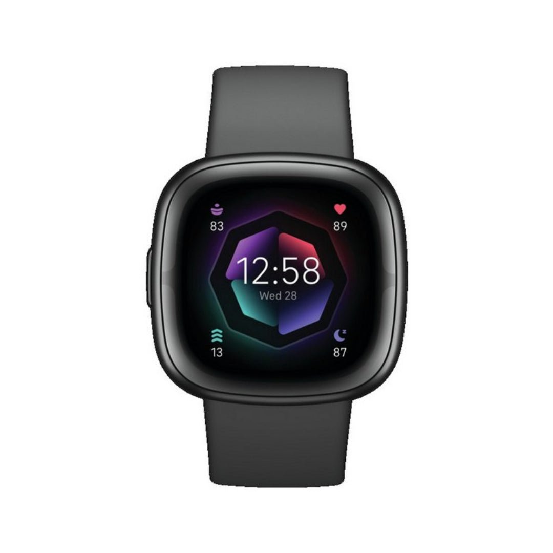 FitBit Sense 2 Smart Watch, Graphite/Shadow Grey, Fitness Tracker - RueZone Smartwatch Graphite Used