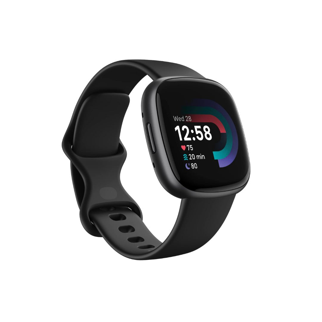 Fitbit Versa 4 Health & Fitness Smartwatch - Good Condition - RueZone 1.58 Inches Gold Good