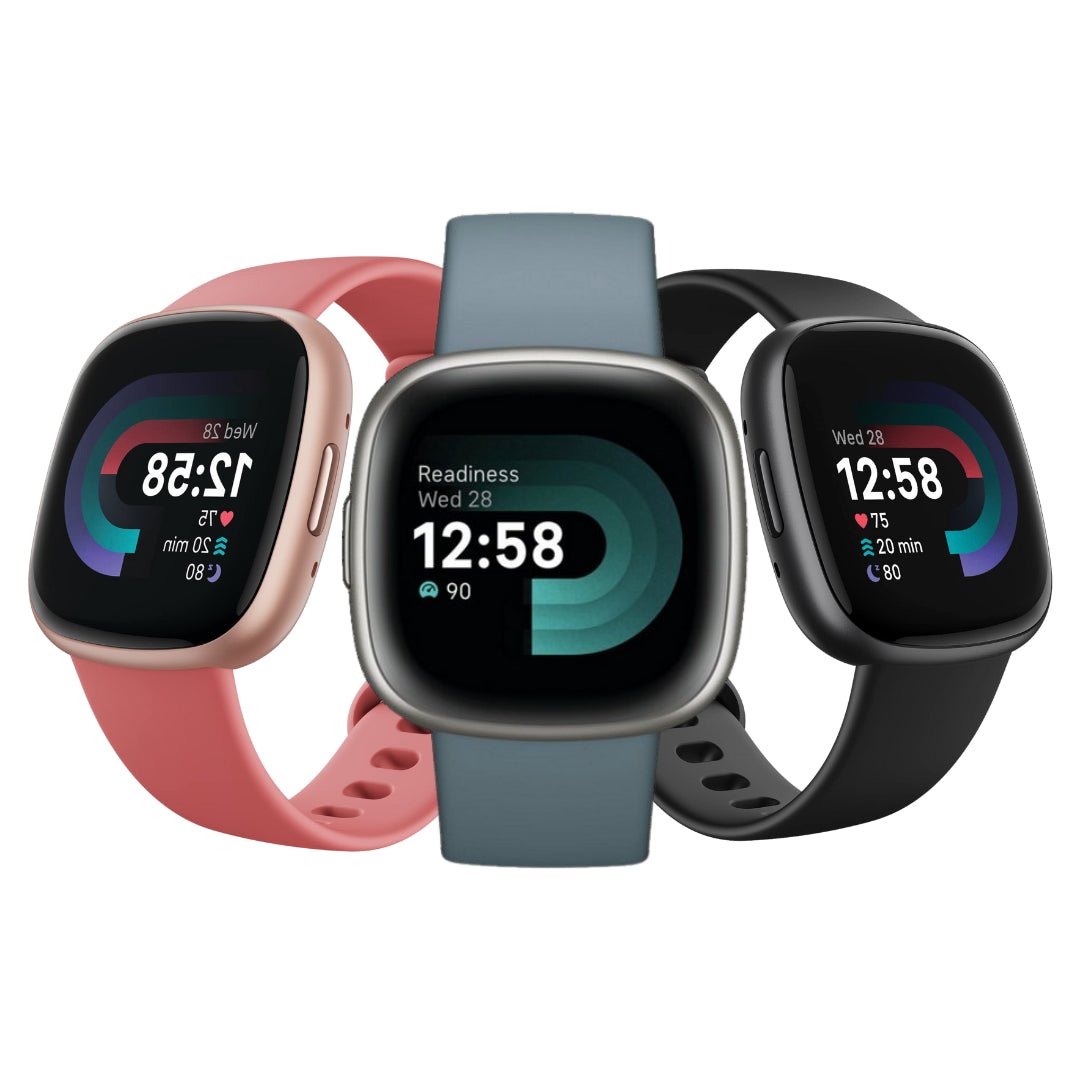 Fitbit Versa 4 Health & Fitness Smartwatch - Good Condition - RueZone 1.58 Inches Gold Good