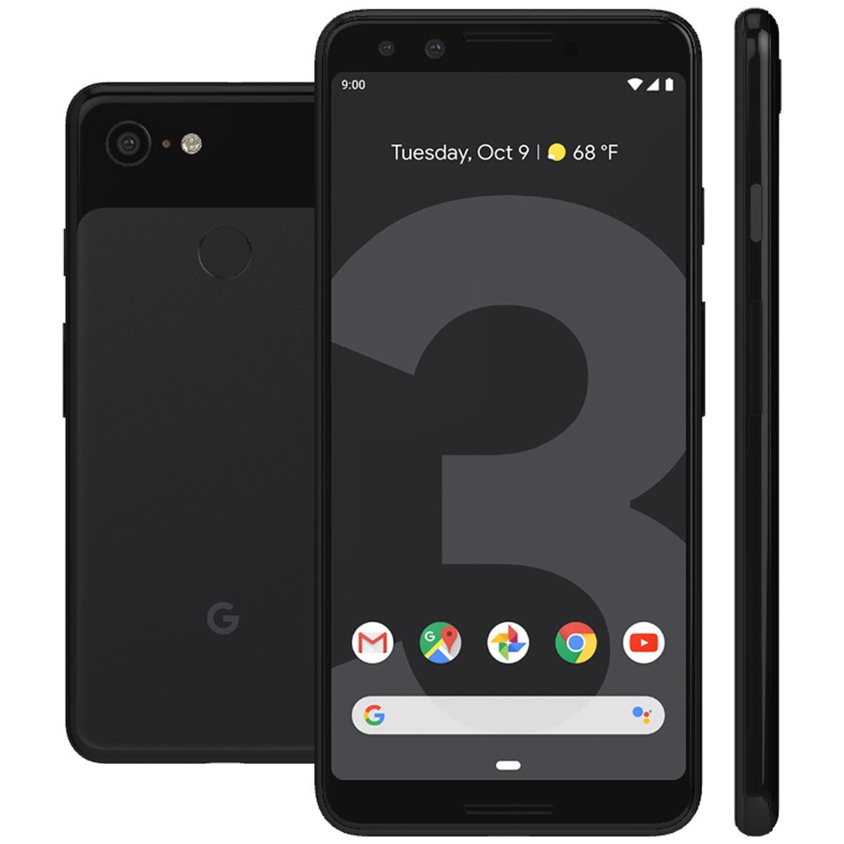 Google Pixel 3 Refurbished Unlocked - RueZone Smartphone Fair 128GB Just Black