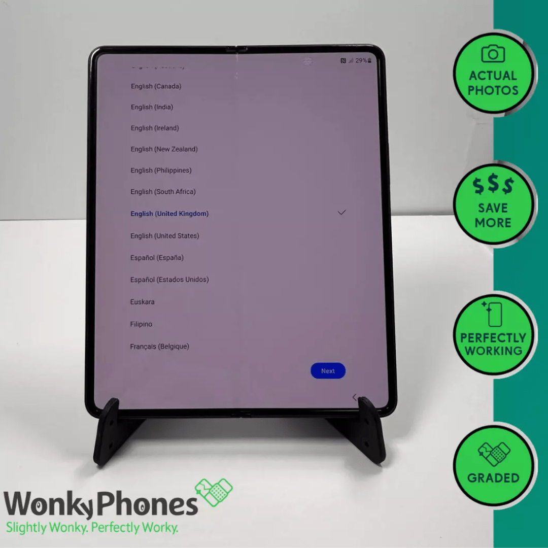 Samsung Galaxy Z Fold3 5G - 256GB - Phantom Black - Grade D - RueZone