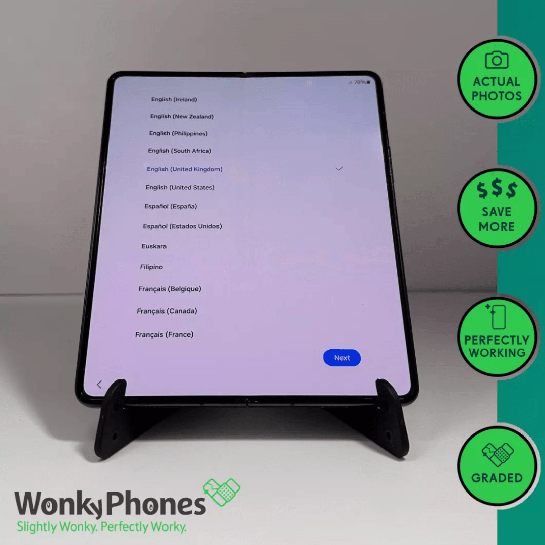 Samsung Galaxy Z Fold5 - 512GB - Phantom Black - RueZone