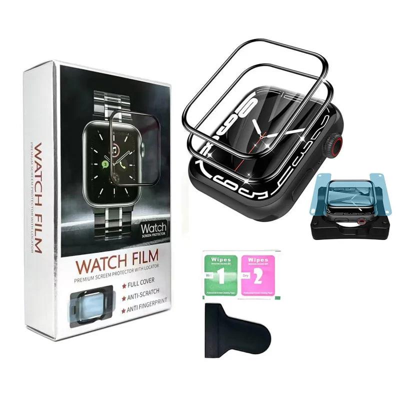 Tempered Glass Screen Protector with EasyFit Frame for Smartwatches Anti - Scratch - RueZone Apple Watch Screen Protector 49mm