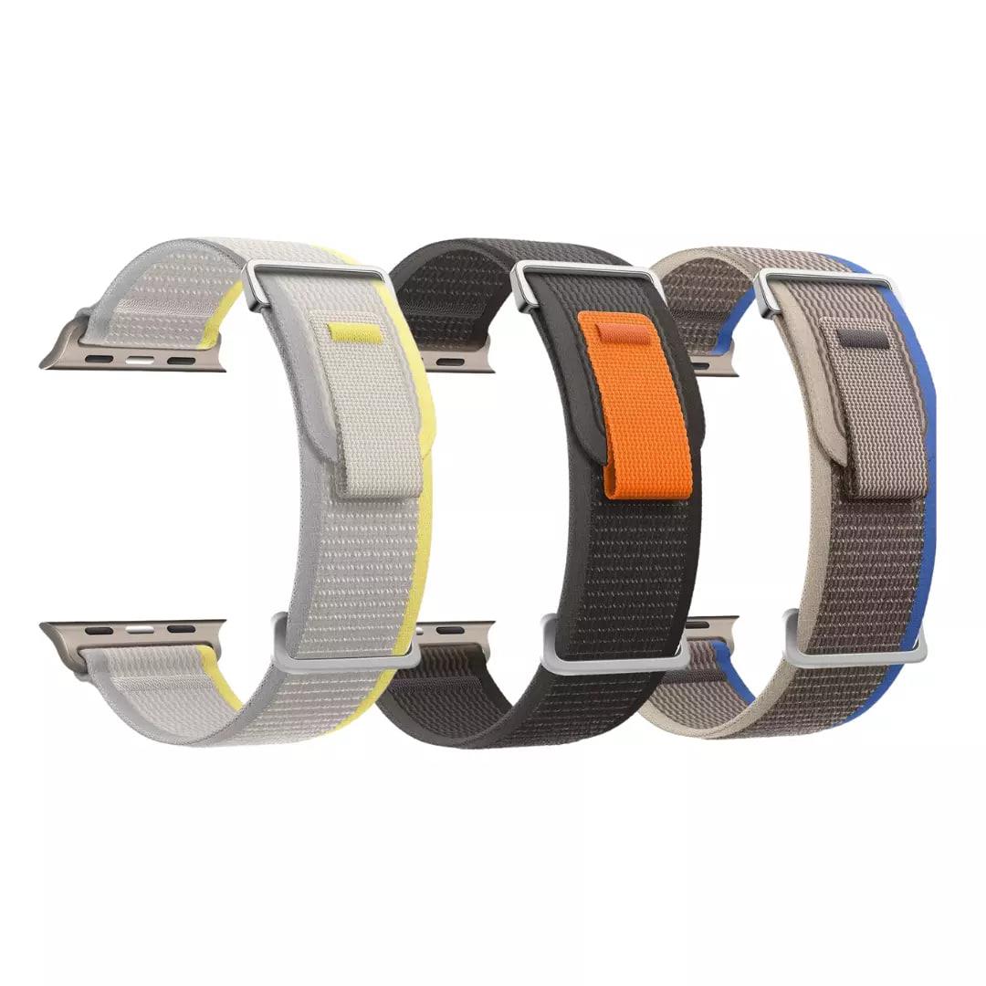 Trail Loop Band Strap For Apple Watch Ultra 1 & 2 - 42/44/45/49mm - RueZone Apple Watch Straps 42/44/45/49mm Blue/Grey