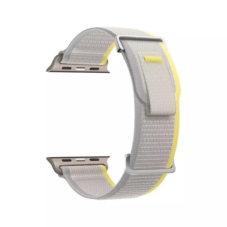 Trail Loop Band Strap For Apple Watch Ultra 1 & 2 - 42/44/45/49mm - RueZone Apple Watch Straps 42/44/45/49mm Yellow/Beige