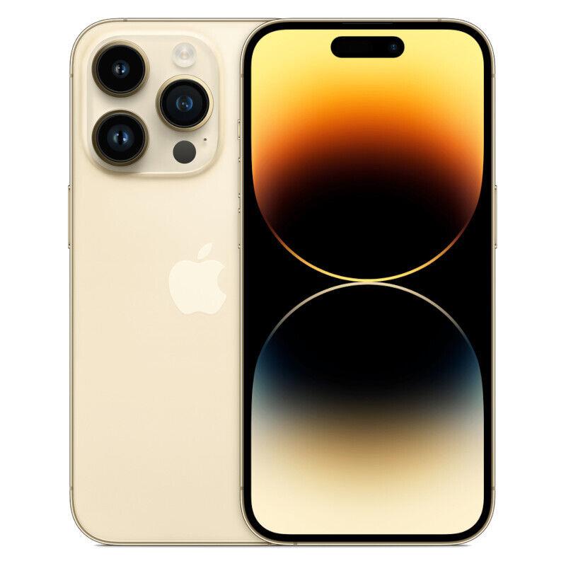 Apple iPhone 14 Pro Refurbished Unlocked - RueZone Smartphone Excellent 128GB Gold