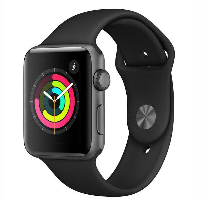 Apple Watch Series 3 Aluminium Refurbished GPS Only - RueZone Smartwatch 42mm Space Grey Fair