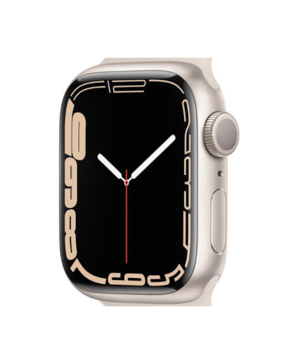 Apple Watch Series 7 Aluminium Refurbished GPS Only - RueZone Smartwatch 45mm Starlight Excellent