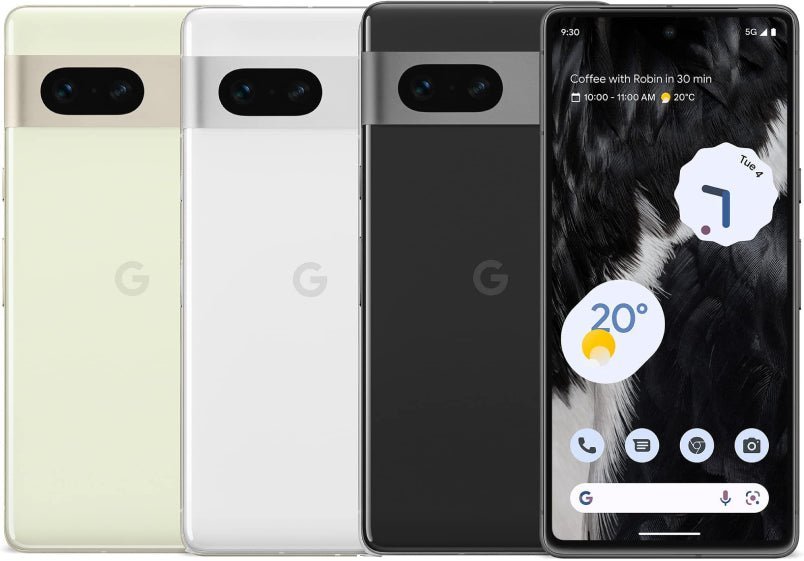 Google Pixel 7 Refurbished Unlocked - RueZone Smartphone Excellent 128GB Obsidian