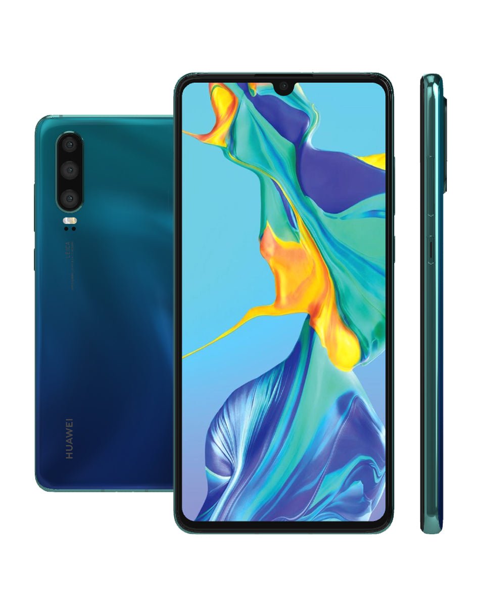 Huawei P30 EXCELLENT Condition Unlocked Smartphone - RueZone Smartphone Aurora 256GB
