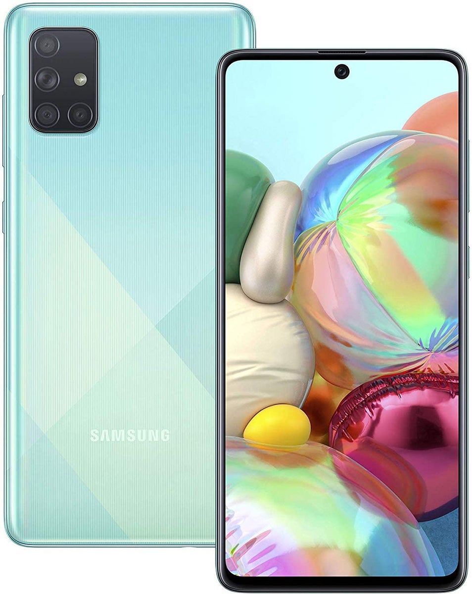 Samsung Galaxy A71 FAIR Condition Unlocked Smartphone - RueZone Prime Crush Blue 128GB