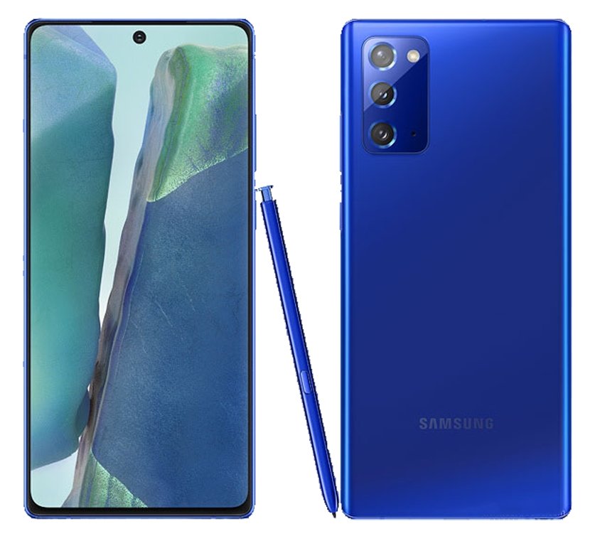 Samsung Galaxy Note 20 4G FAIR Condition Unlocked Smartphone - RueZone Smartphone Mystic Blue 256GB