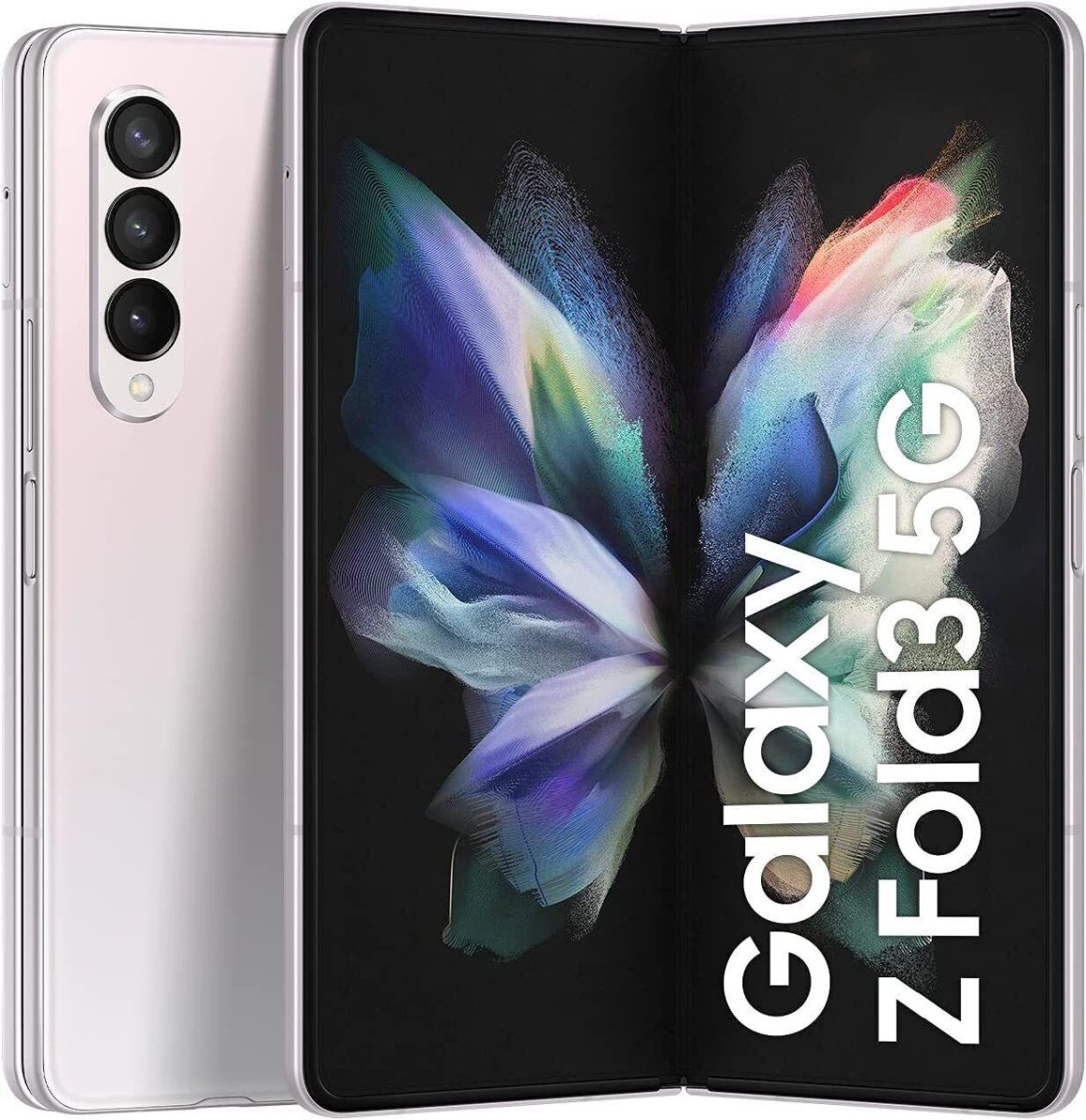 Samsung Galaxy Z Fold3 5G Refurbished Unlocked - RueZone Smartphone Excellent 256GB Phantom Silver