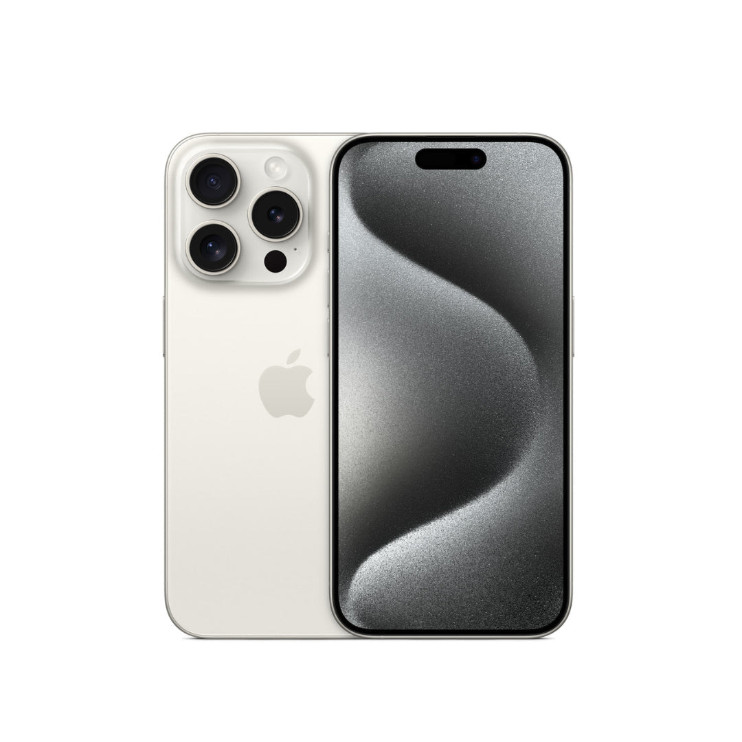 Apple iPhone 15 Pro Refurbished Unlocked - RueZone 128GB White Titanium Fair