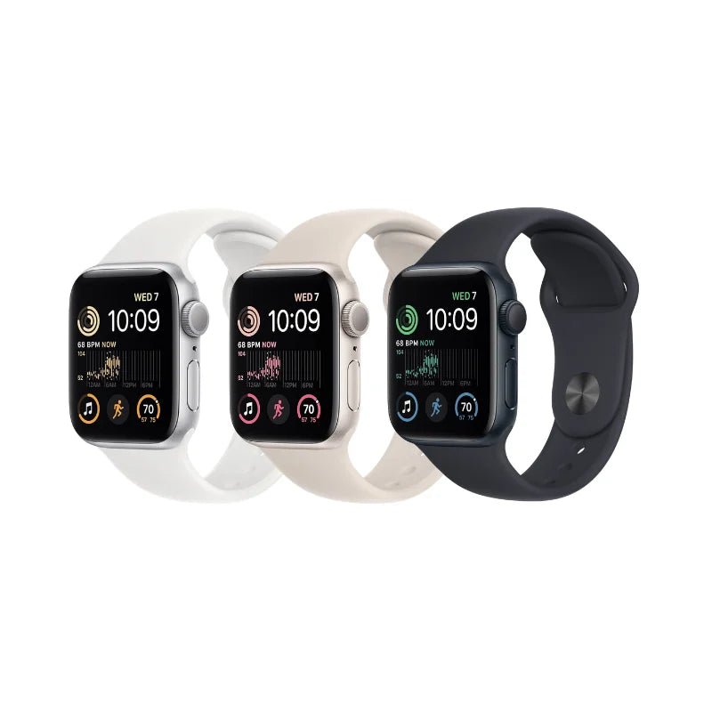 Apple Watch SE 2nd Gen (2022) Refurbished GPS - RueZone Smartwatch 40mm Midnight Fair