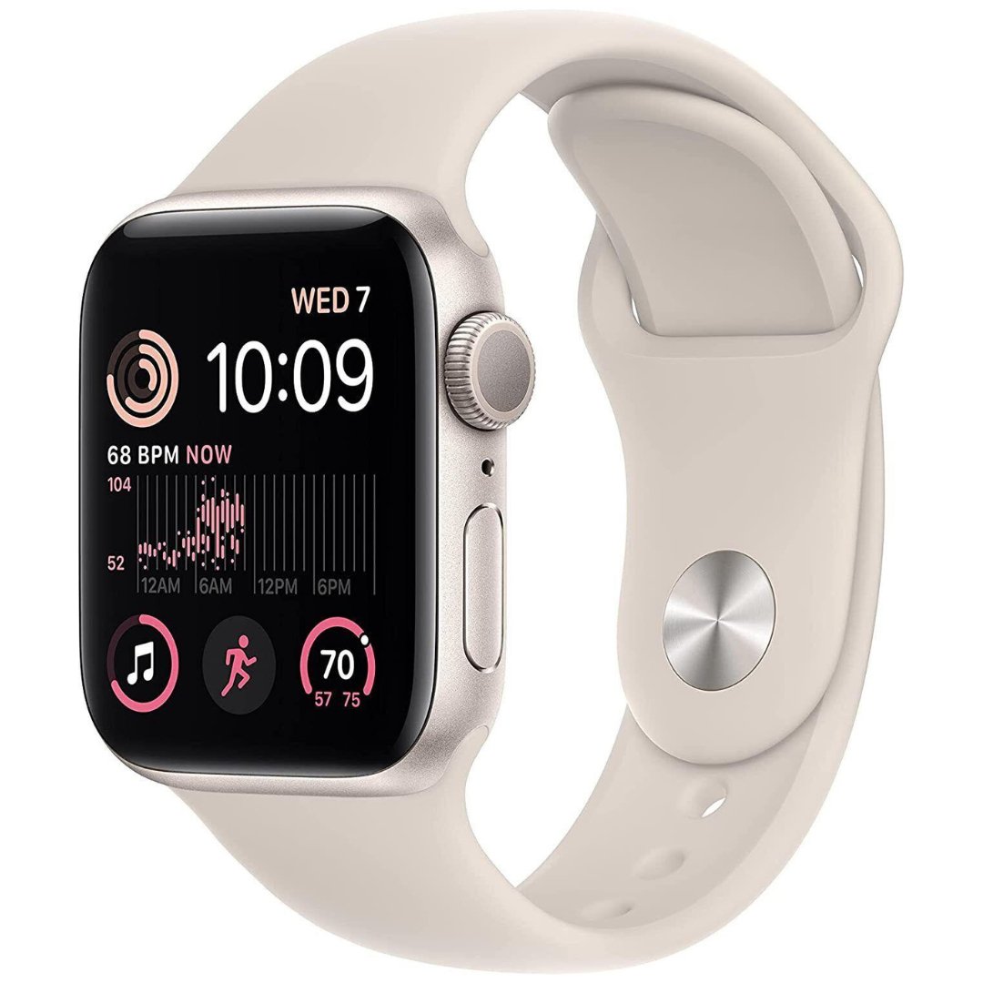 Apple Watch SE 2nd Gen (2022) Refurbished GPS + Cellular - RueZone Smartwatch 40mm Starlight Fair