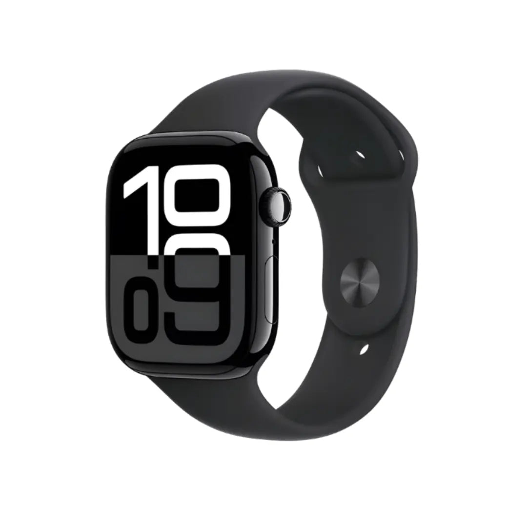 Apple Watch Series 10 Aluminum GPS + Cellular Refurbished - RueZone Smartwatch 42mm Jet Black Excellent