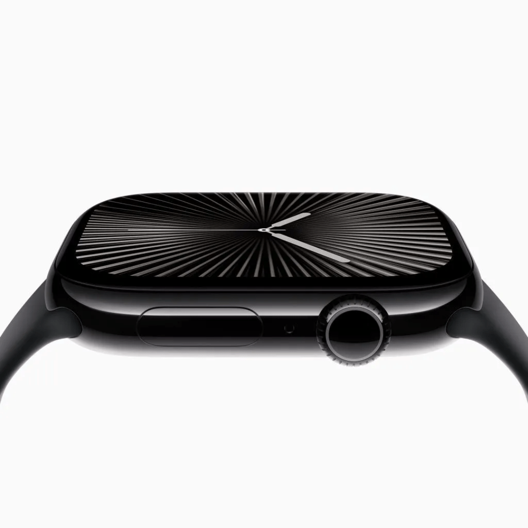 Apple Watch Series 10 Aluminum/Titanium GPS + Cellular Refurbished - RueZone Smartwatch 42mm Jet Black Excellent