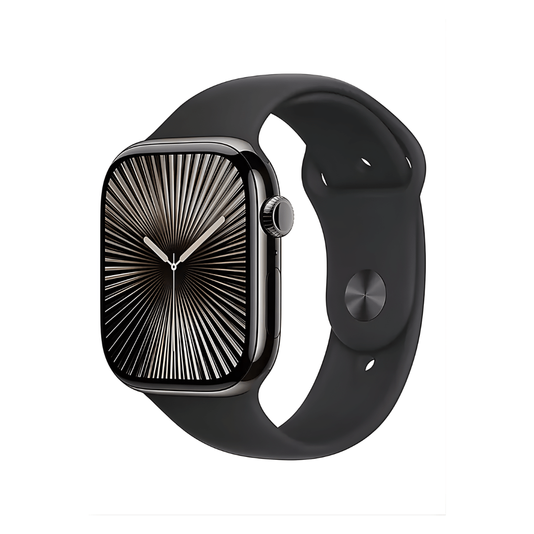 Apple Watch Series 10 Aluminum/Titanium GPS Only Refurbished - RueZone Smartwatch 42mm Slate Fair