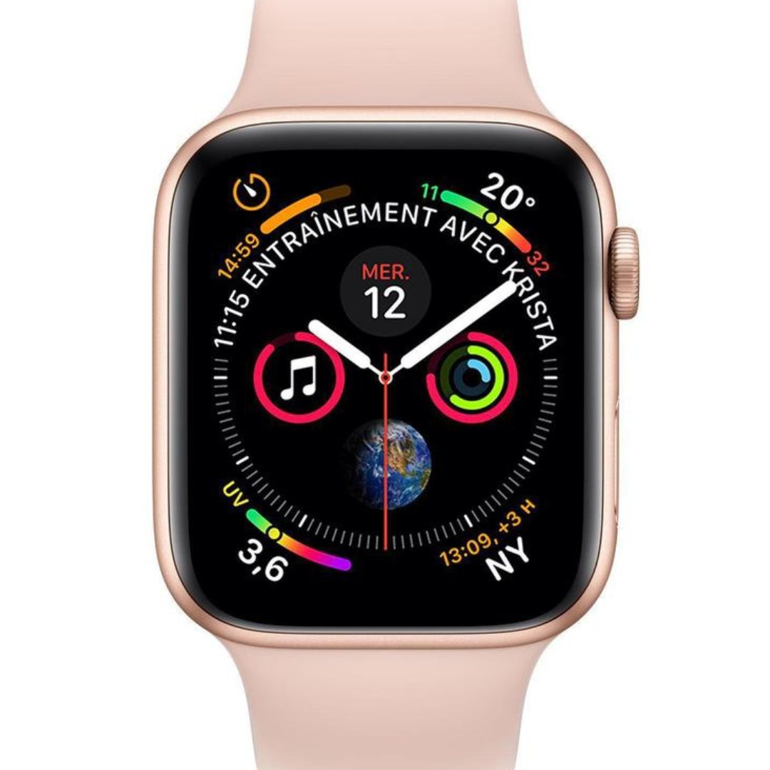 Apple Watch Series 4 Aluminium Refurbished GPS Only - RueZone Smartwatch 40mm Gold Fair