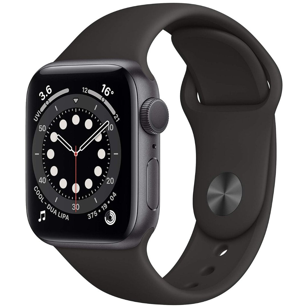 Apple Watch Series 6 Aluminium Refurbished GPS Only - RueZone Smartwatch 40mm Space Grey Fair