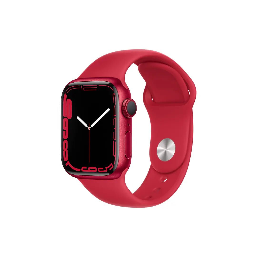 Apple Watch Series 7 Aluminium Refurbished GPS Only - RueZone Smartwatch 41mm Red Fair