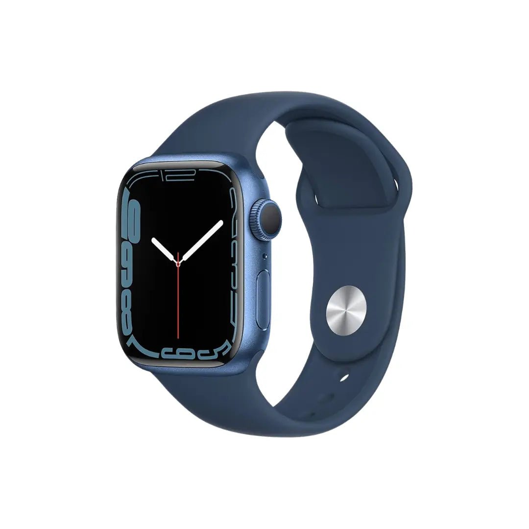 Apple Watch Series 7 Aluminium Refurbished GPS Only - RueZone Smartwatch 41mm Blue Fair