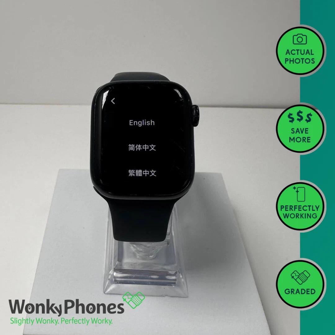 Apple Watch Series 7 Aluminum 41mm GPS Only | 32GB | Midnight | BH 72% - RueZone