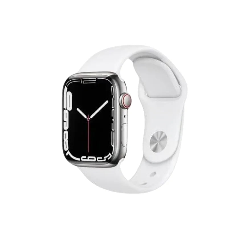 Apple Watch Series 7 Stainless Steel Refurbished GPS + Cellular - RueZone Smartwatch 41mm Silver Fair