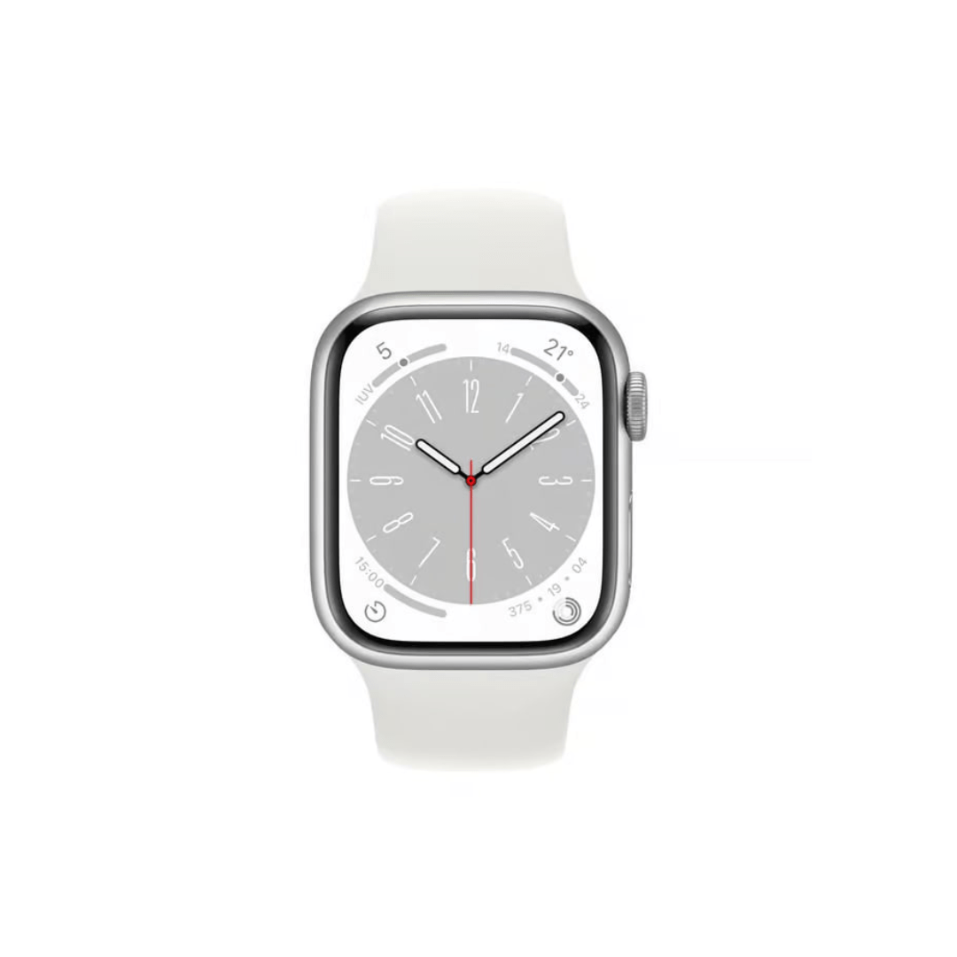 Apple Watch Series 8 Aluminium Refurbished GPS + Cellular - RueZone Smartwatch 41mm Silver Fair