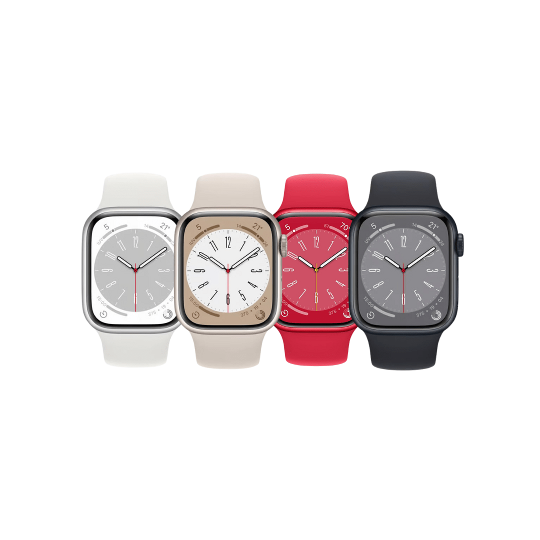 Apple Watch Series 8 Aluminium Refurbished GPS + Cellular - RueZone Smartwatch 41mm Silver Fair