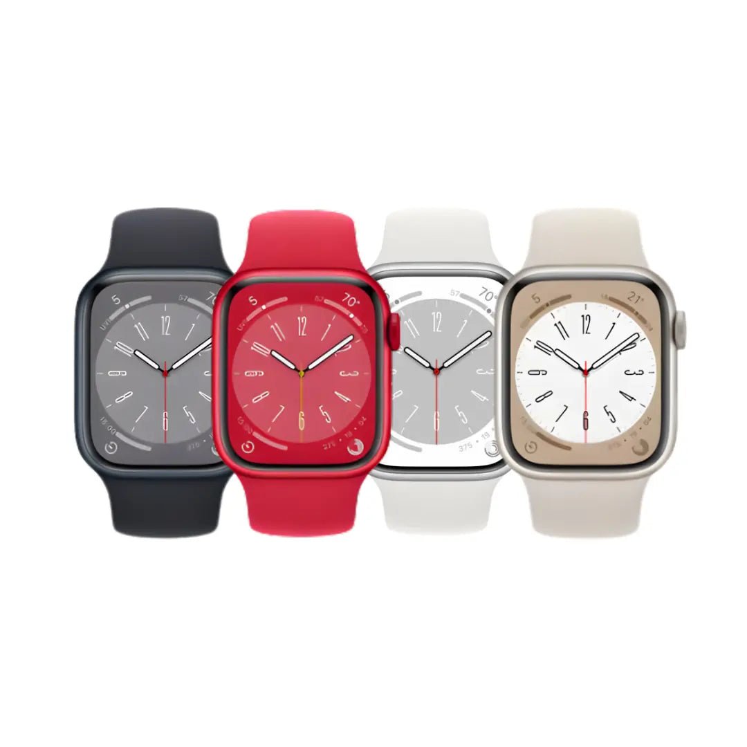 Apple Watch Series 8 Aluminium Refurbished GPS + Cellular - RueZone Smartwatch 41mm Silver Fair