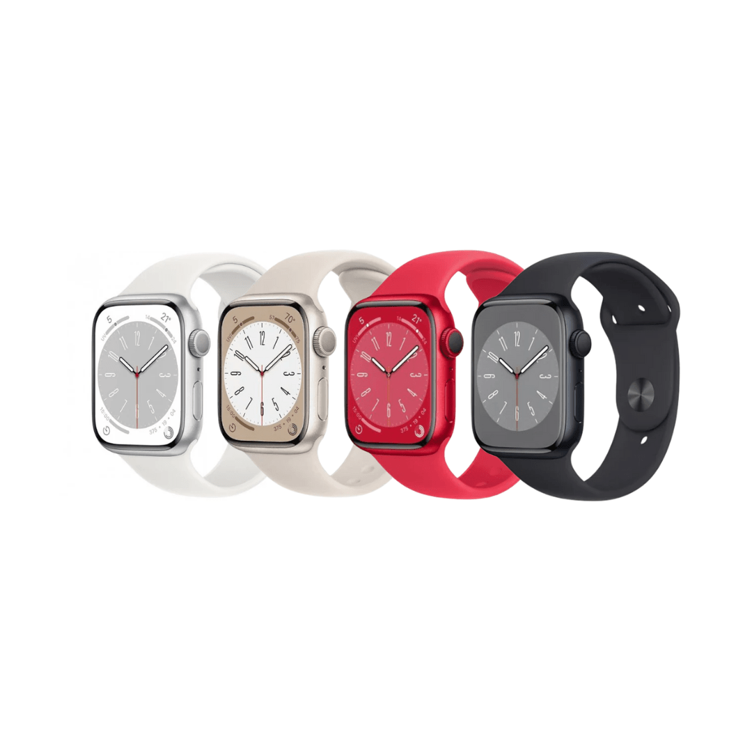 Apple Watch Series 8 Aluminium Refurbished GPS Only - RueZone Smartwatch 41mm Silver Fair
