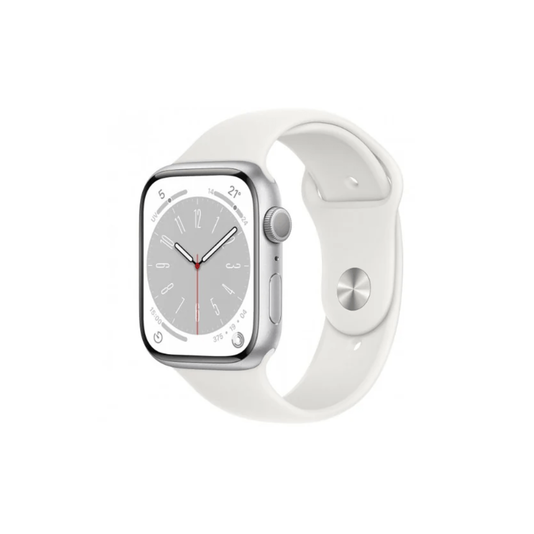 Apple Watch Series 8 Aluminium Refurbished GPS Only - RueZone Smartwatch 41mm Silver Fair