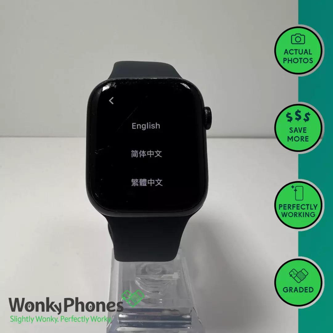 Apple Watch Series 9 45mm GPS + Cellular | 64GB | Midnight | BH 100% - RueZone