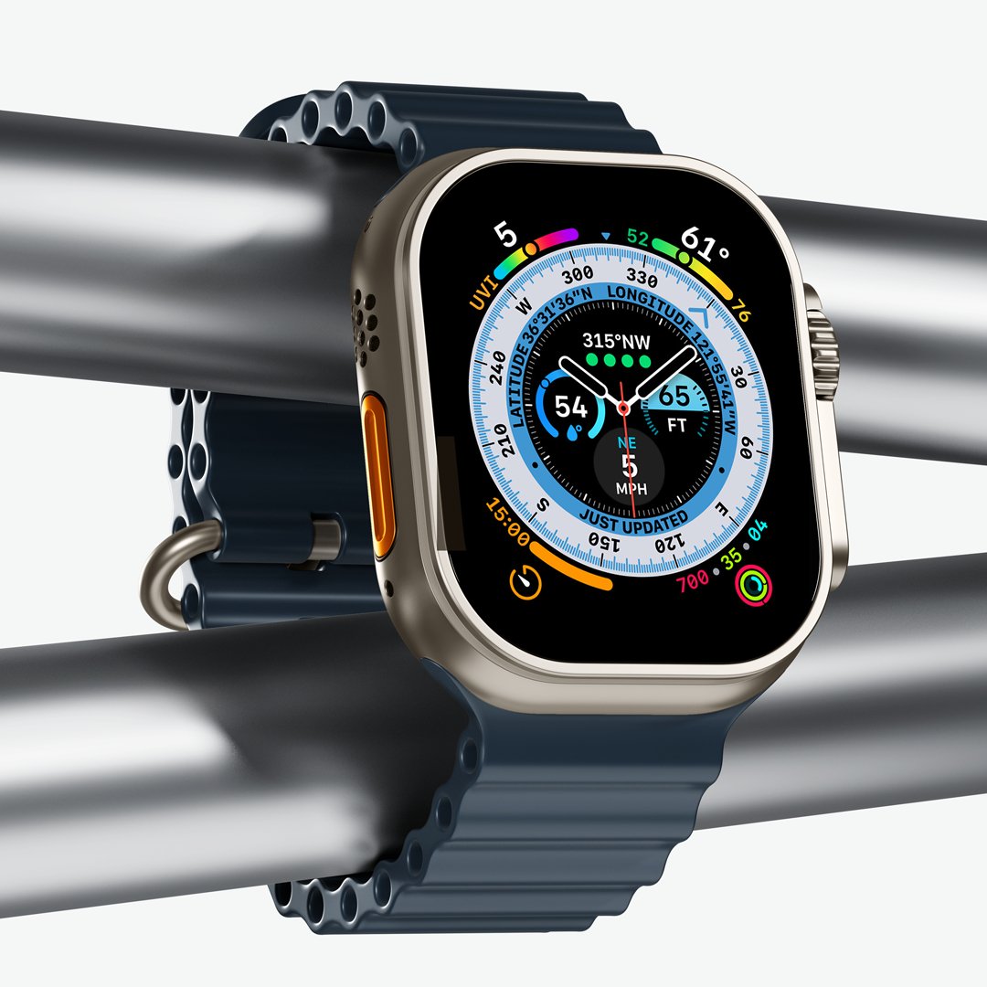 その他 Apple Watch - MNHJ3J/A AppleWatch Ultra GPS+Cellular Refurbished Apple Watch Ultra GPS + Cellular, 49mm Natural