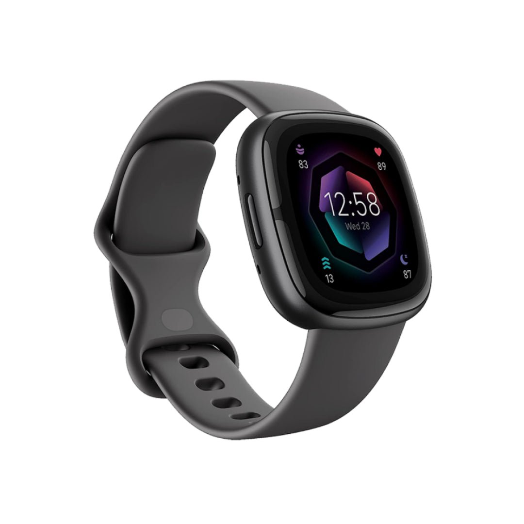 FitBit Sense 2 Smart Watch, Graphite/Shadow Grey, Fitness Tracker - RueZone Smartwatch Graphite Used