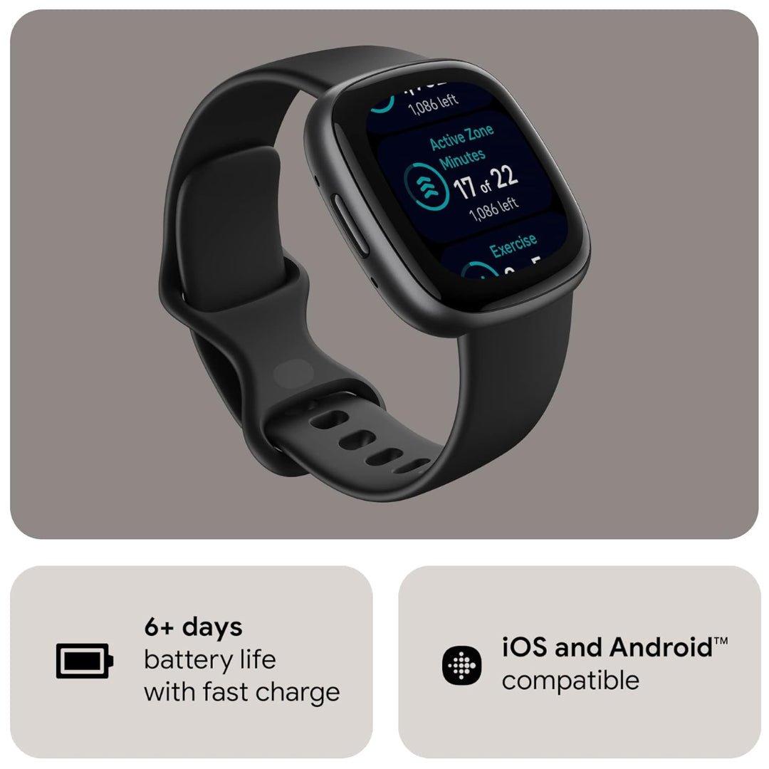 Fitbit Versa 4 Health & Fitness Smartwatch - Gold - Excellent Condition - RueZone Smartwatch
