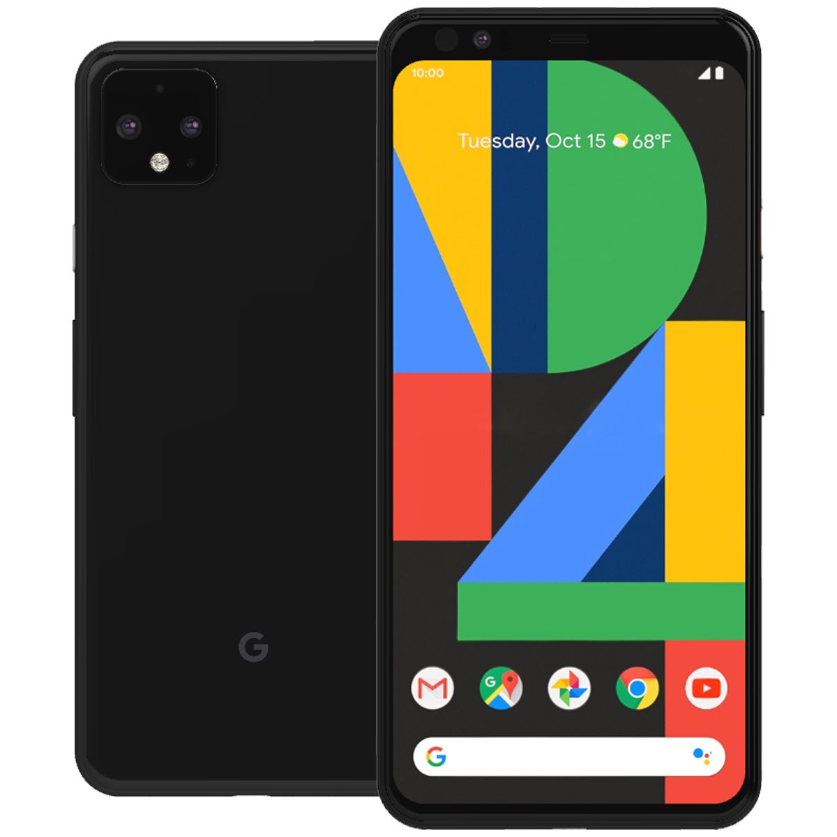 Google Pixel 4 XL Refurbished Unlocked - RueZone Smartphone Fair 64GB Just Black